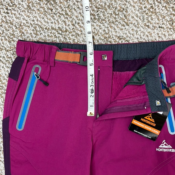 Montbreaker hiking pants belted youth XL womens small - Picture 2 of 16